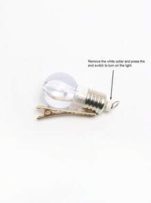 Light Bulb Hair Clip 💡
