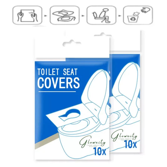 Disposable Toilet Seat Covers - 10 Sheets in Each Pack