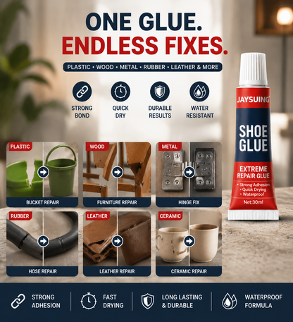 🔥 Waterproof Multipurpose Instant Bonding Glue For all Surfaces🔗💧