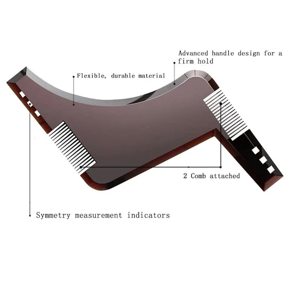 Beard Shaping Template