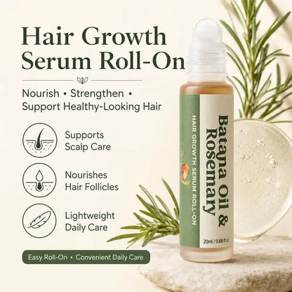 Batana Oil & Rosemary Hair Growth Serum Roll-On